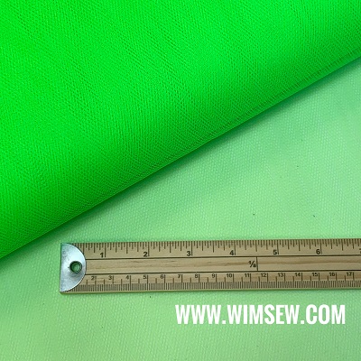 100% Nylon Dress Net - Flourescent Green (22)